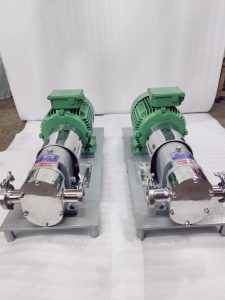 LOBE PUMP WITH BASE FRAME